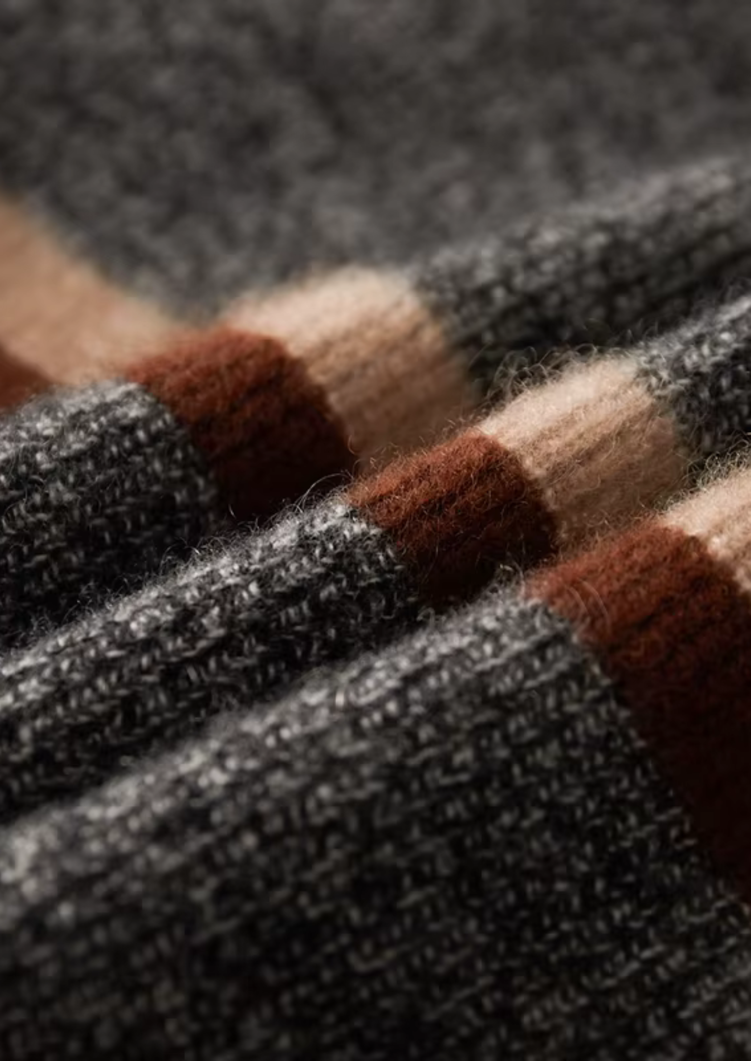 Cardigan Homme Zippé Rayé | Coupe Droite