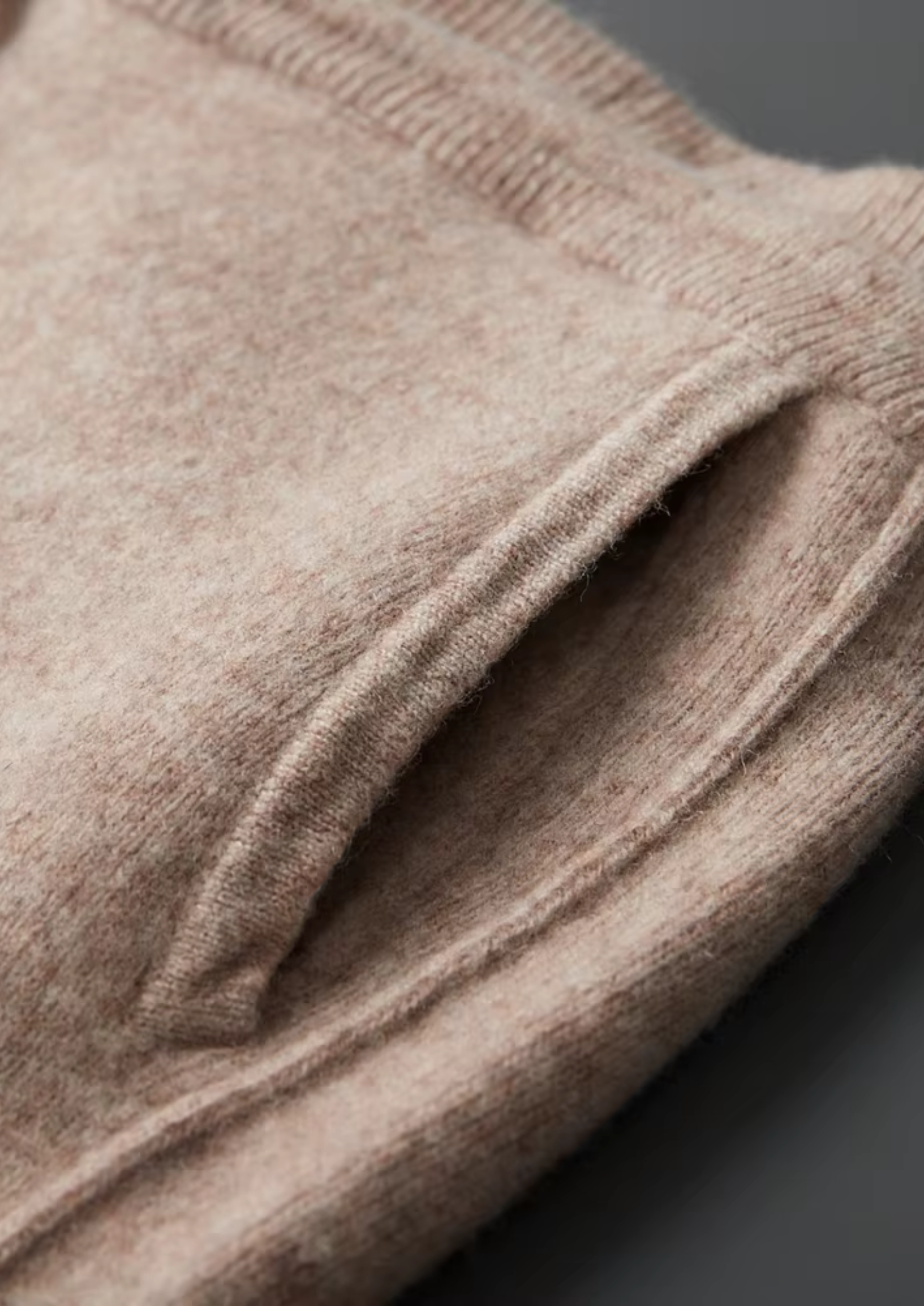 Joggers Homme en Laine Coupe Droite