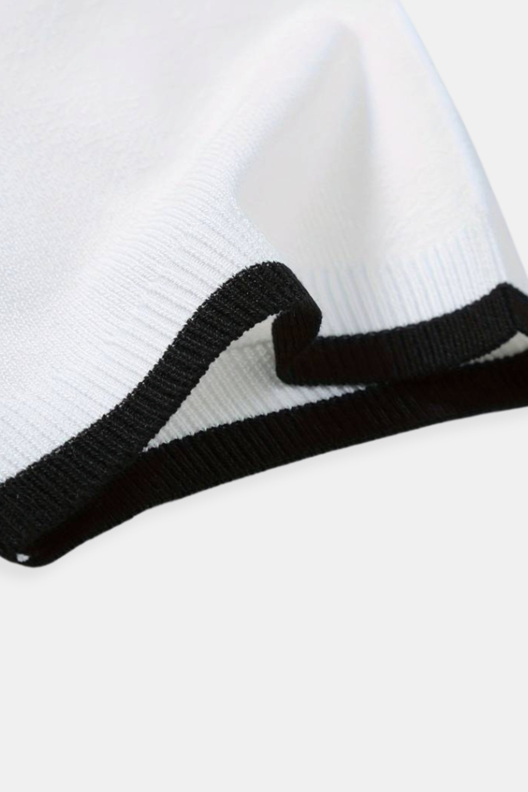 Polo Golf Tricoté Demi-Zip Pour Homme