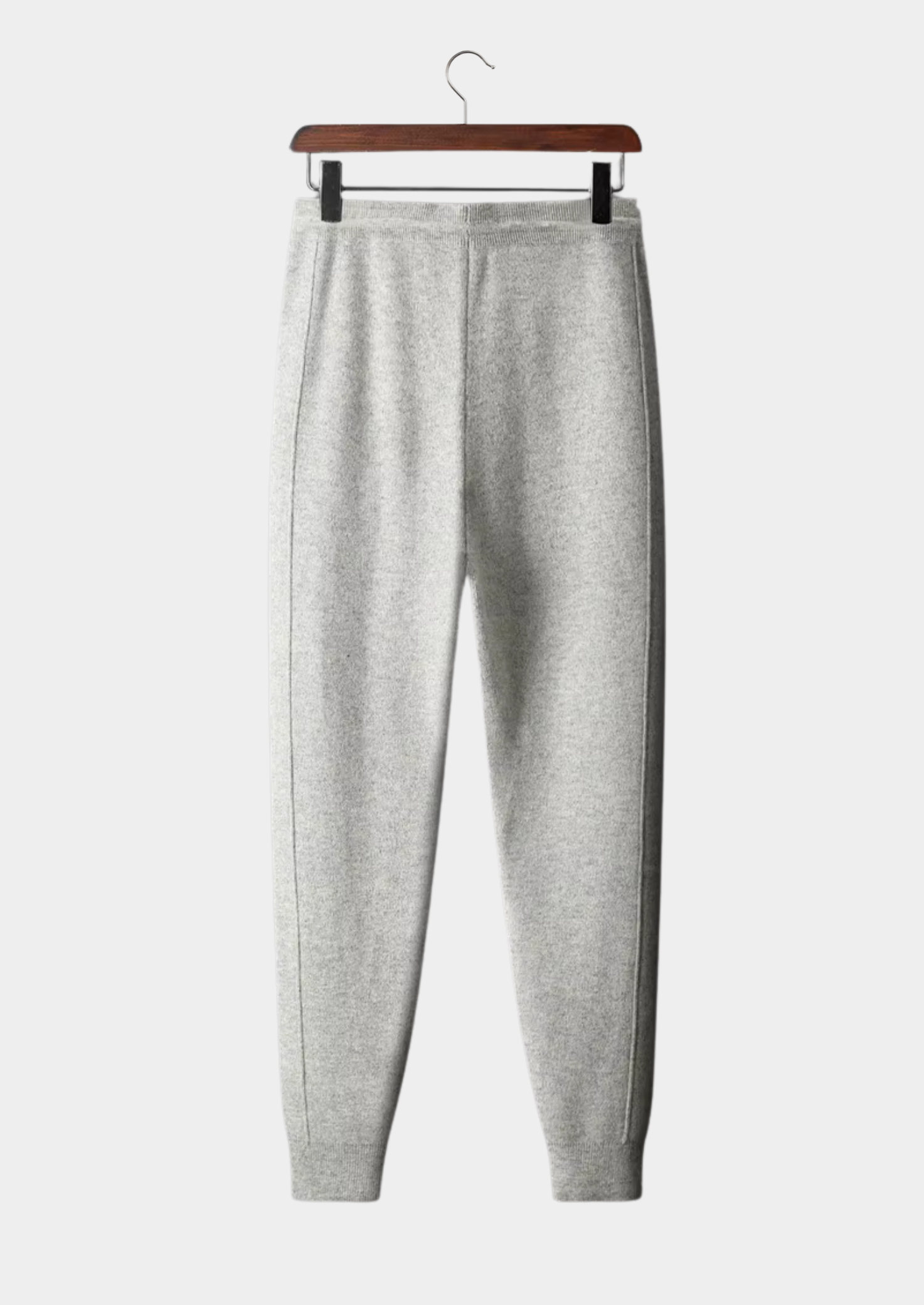 Joggers Homme en Laine Coupe Droite