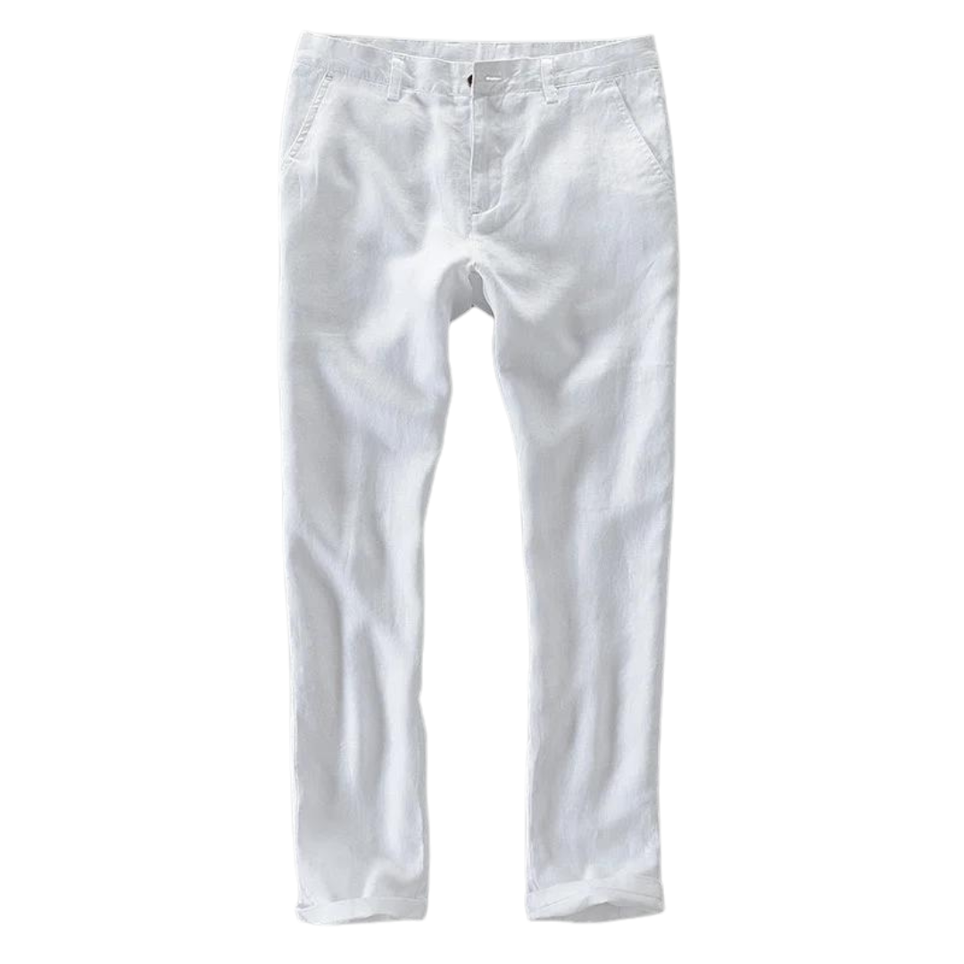 Pantalon Homme Décontracté en Lin