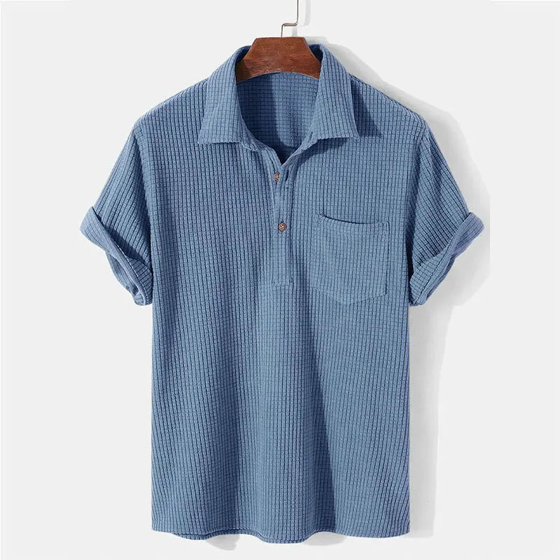 Chemise Homme D’Été Manches Courtes | Coupe Droite