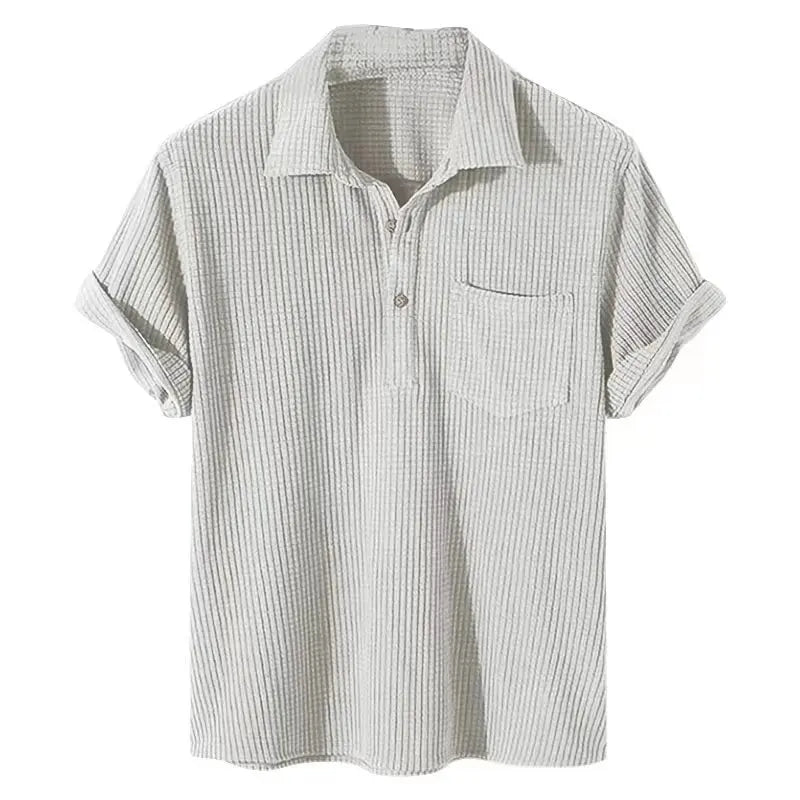 Chemise Homme D’Été Manches Courtes | Coupe Droite