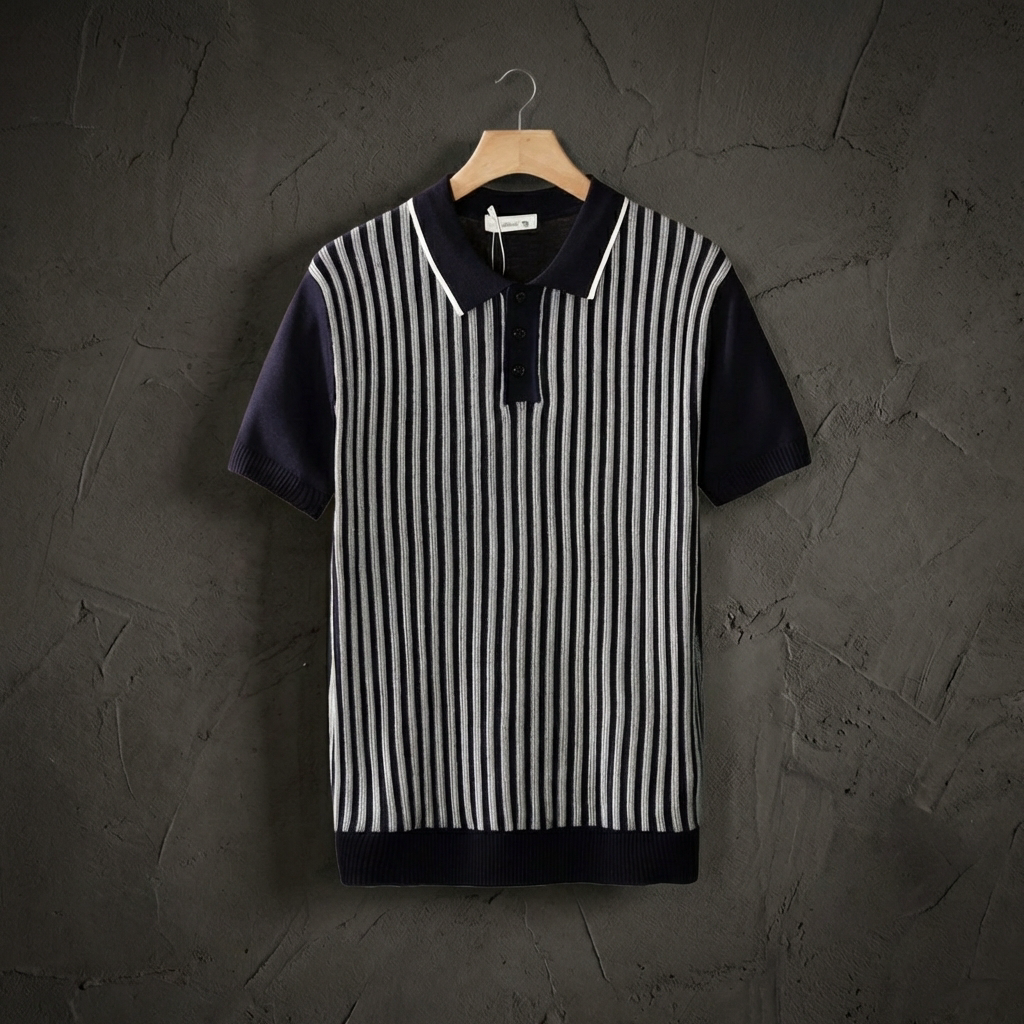 POLO HOMME | RAYURES VERTICALES | CLASSIQUE
