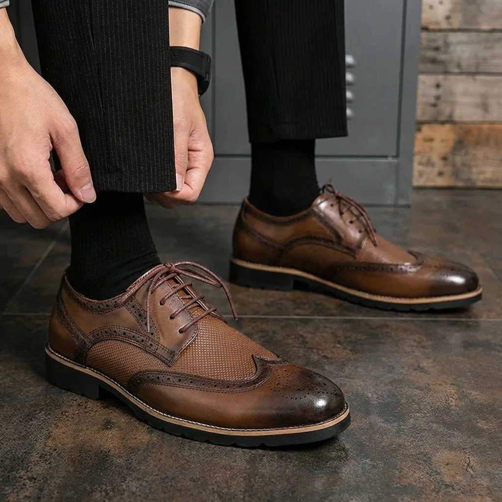 CHAUSSURES HOMME | BROGUES | FERMETURE À LACETS