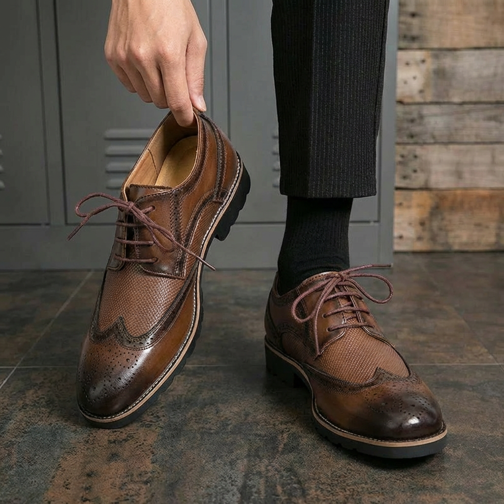 CHAUSSURES HOMME | BROGUES | FERMETURE À LACETS