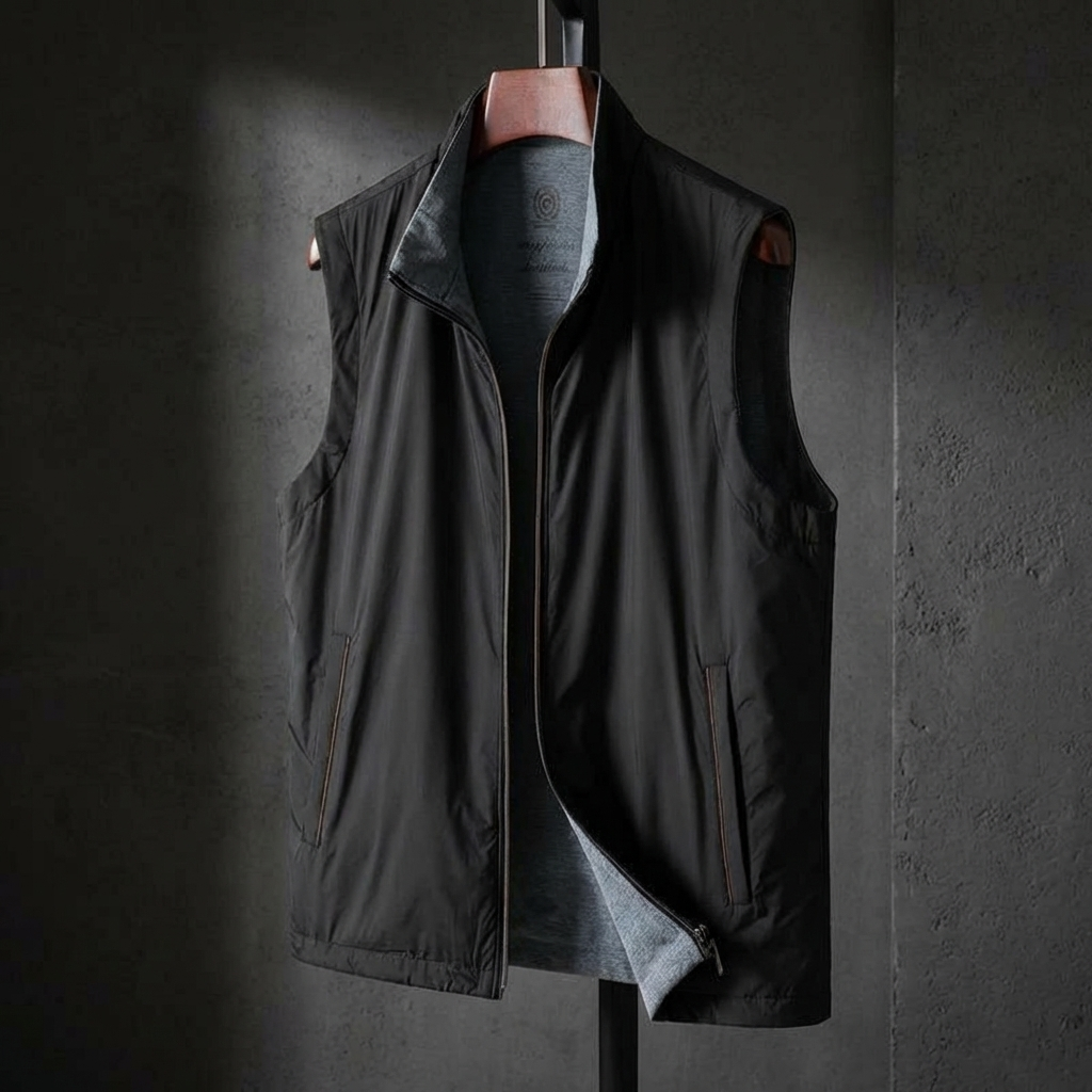 GILET HOMME | MATELASSÉ | SANS MANCHES | COUPE AJUSTÉE