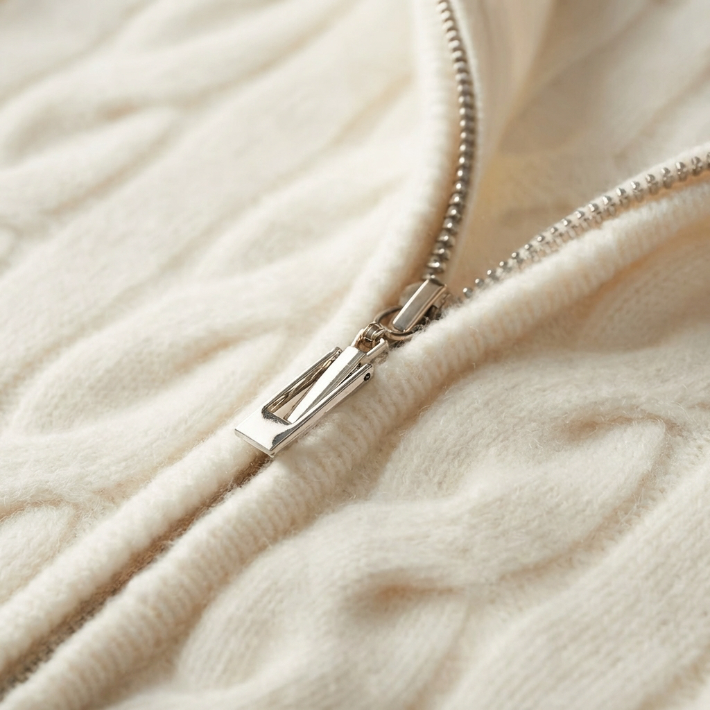 CARDIGAN HOMME | CÂBLES | ZIP DOUBLE