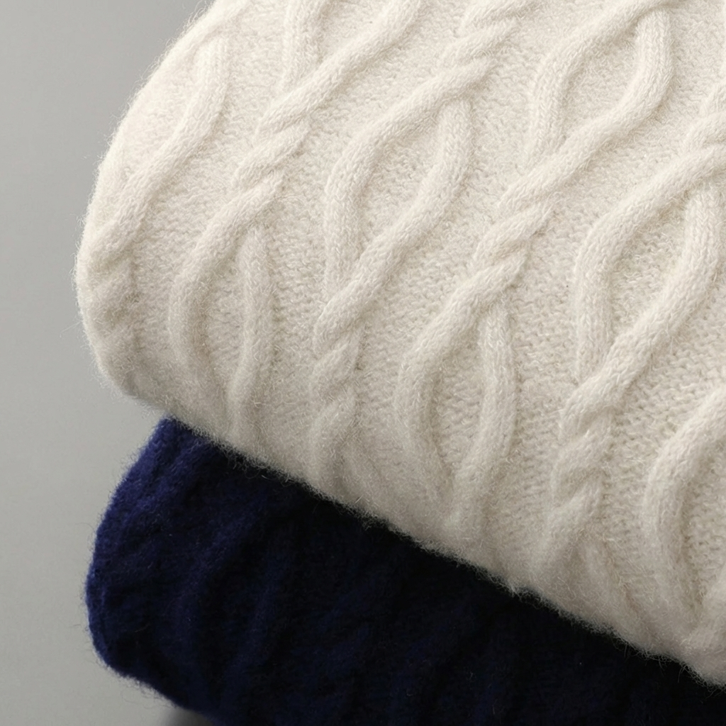 PULL HOMME | JACQUARD | LAINE | COL ROND