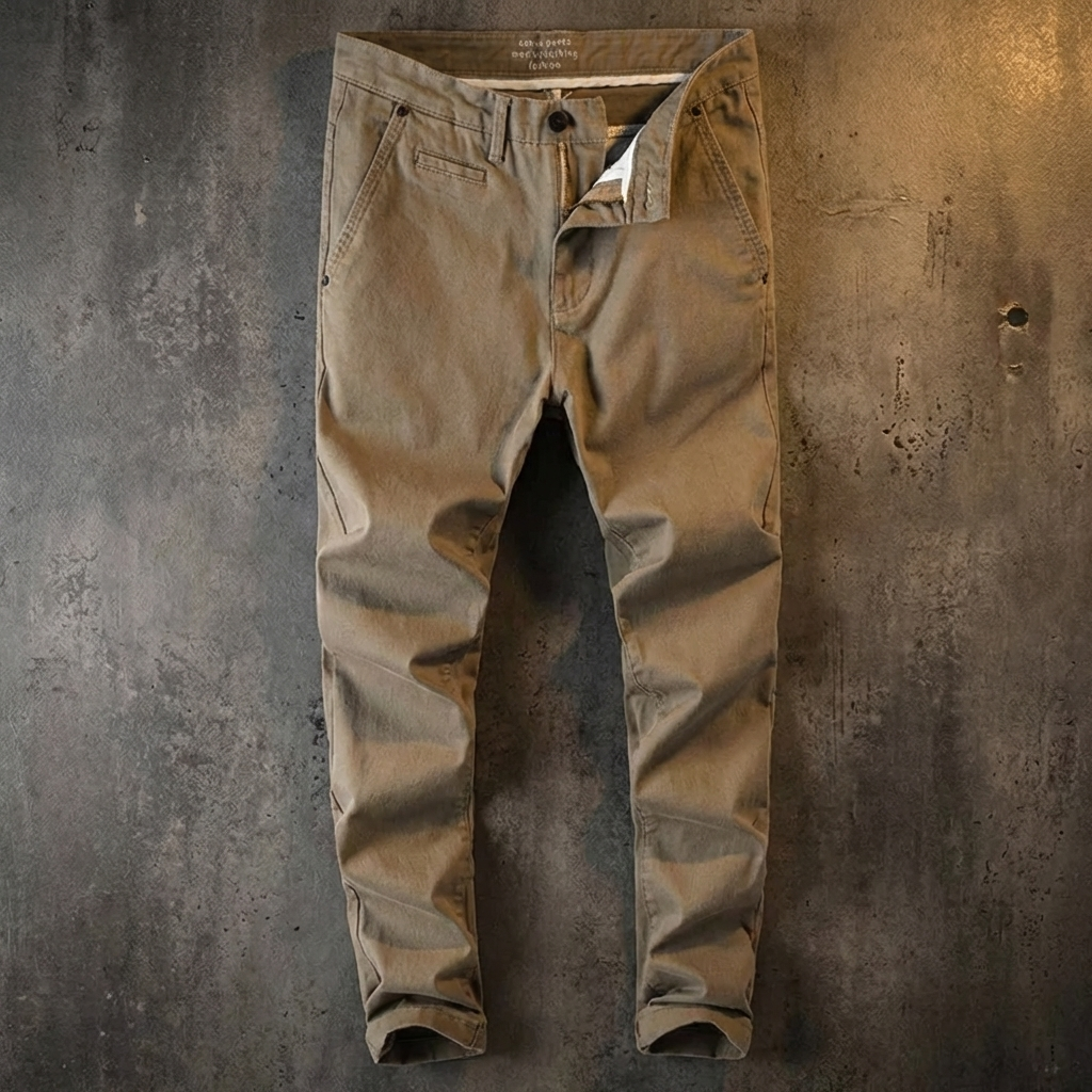 CHINO HOMME | SLIM FUSÉ | COULEUR BLEU