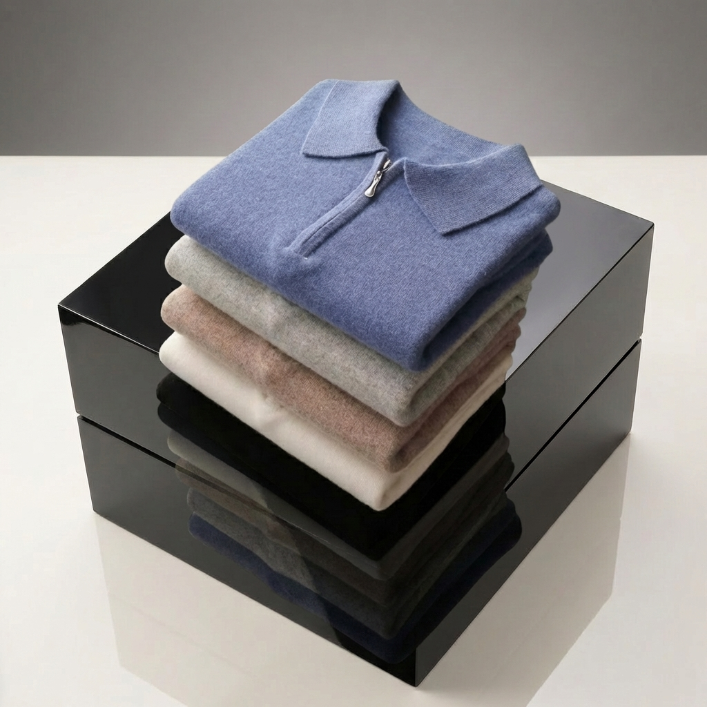 POLO HOMME | DEMI-ZIP | MANCHES LONGUES | CHAUD
