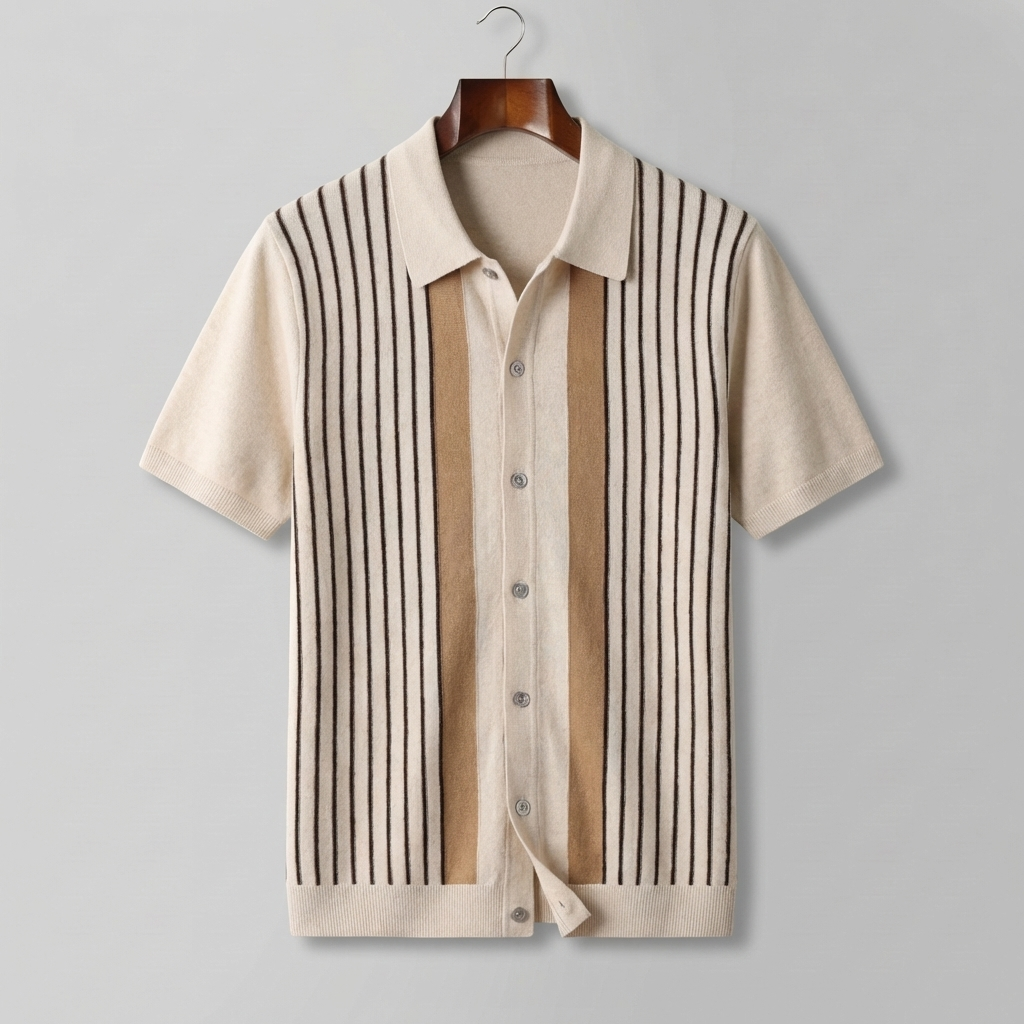 POLO HOMME | BOUTONS | RAYURES