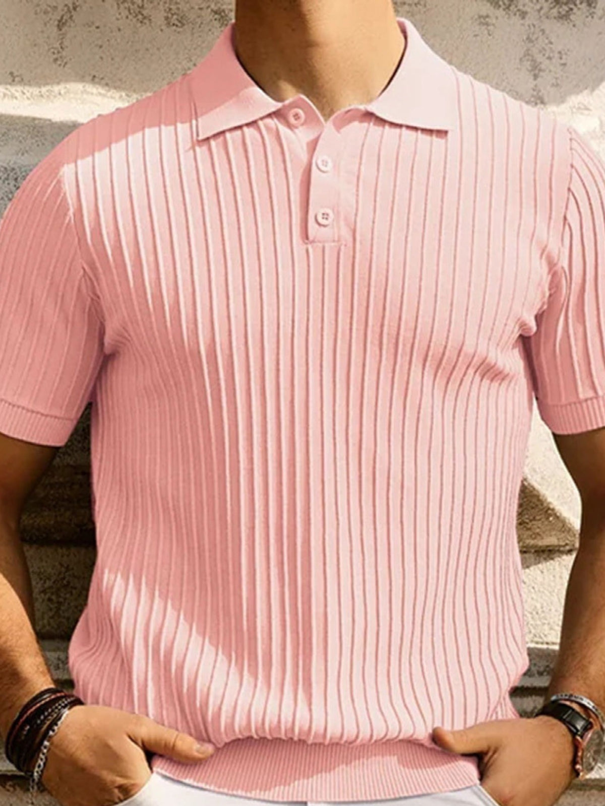 T-Shirt Polo En Maille Rio Pour Homme