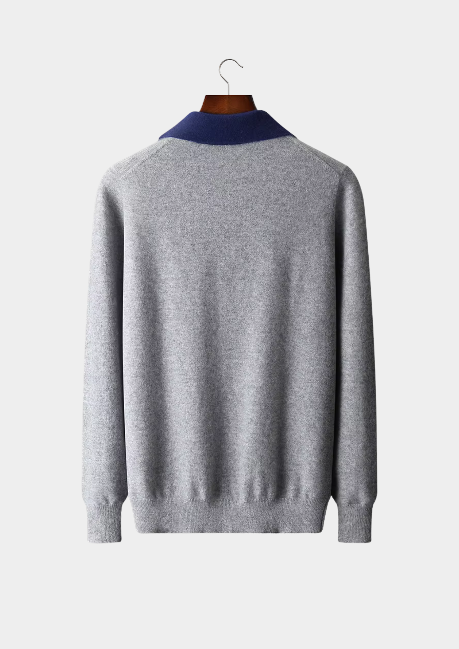 Polo Homme Zippé Bicolore | Coupe Droite