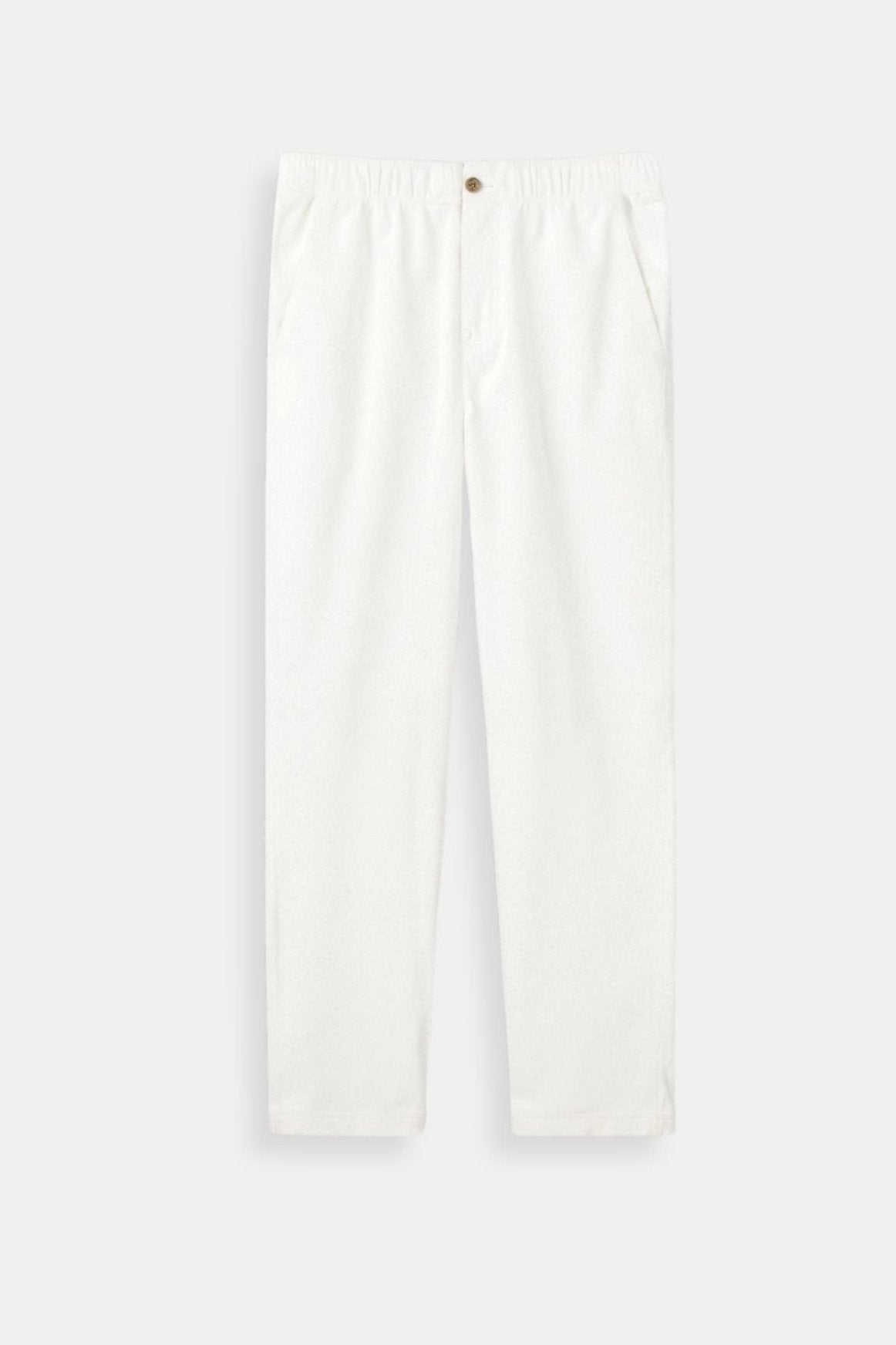 Pantalon Lin Coupe Droite Ample