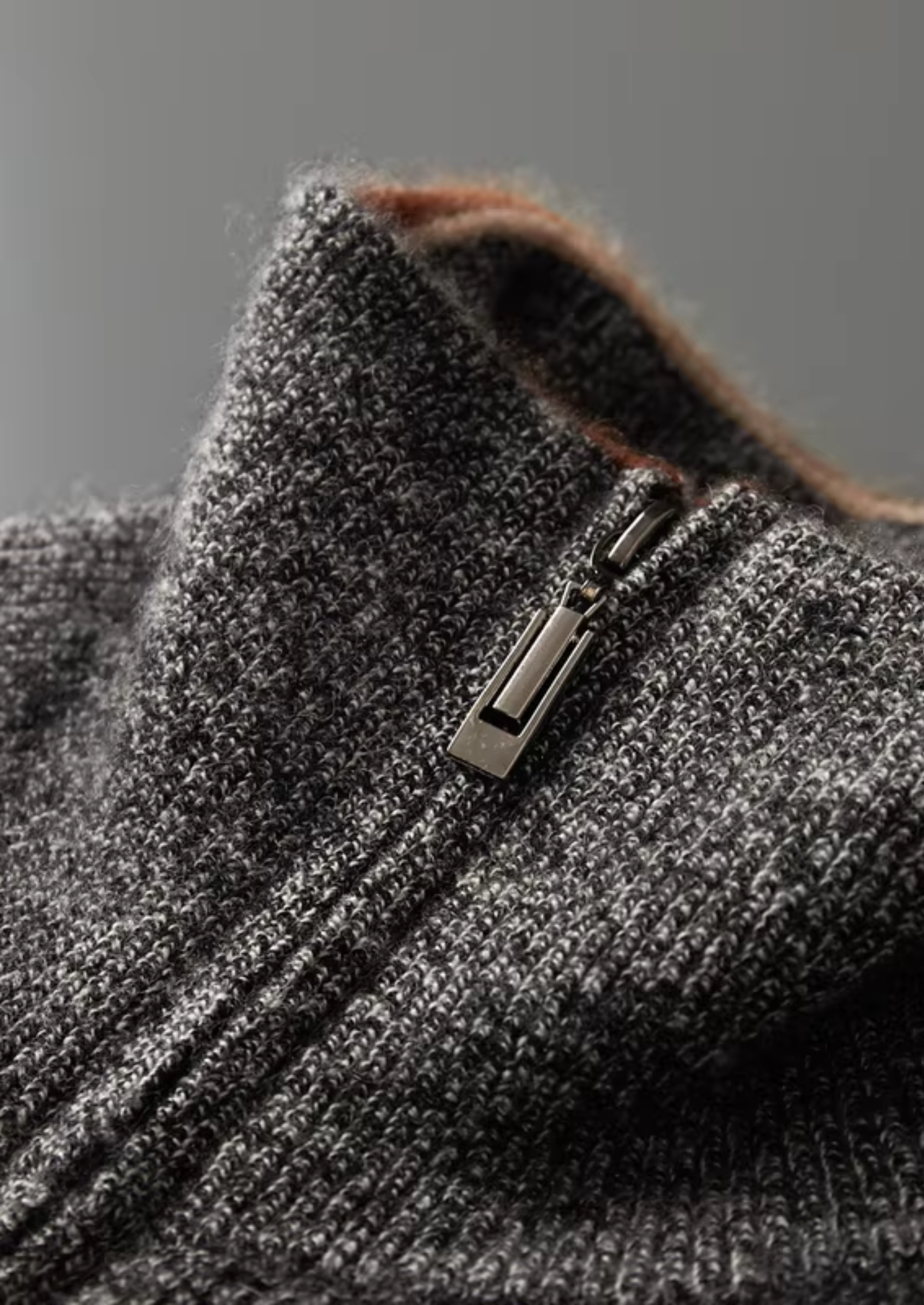 Cardigan Homme Zippé Rayé | Coupe Droite