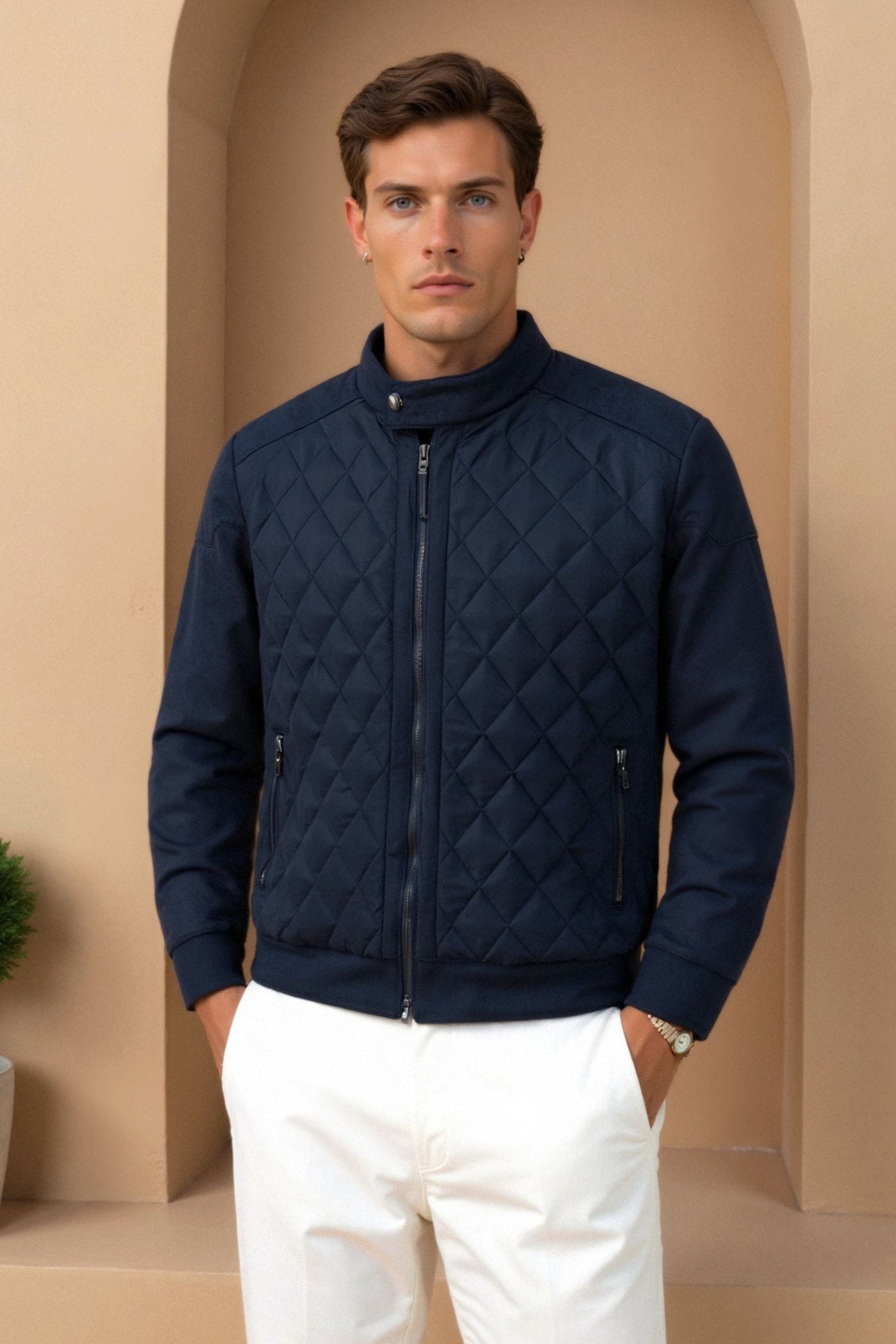Veste Matelassée Classique Pour Homme