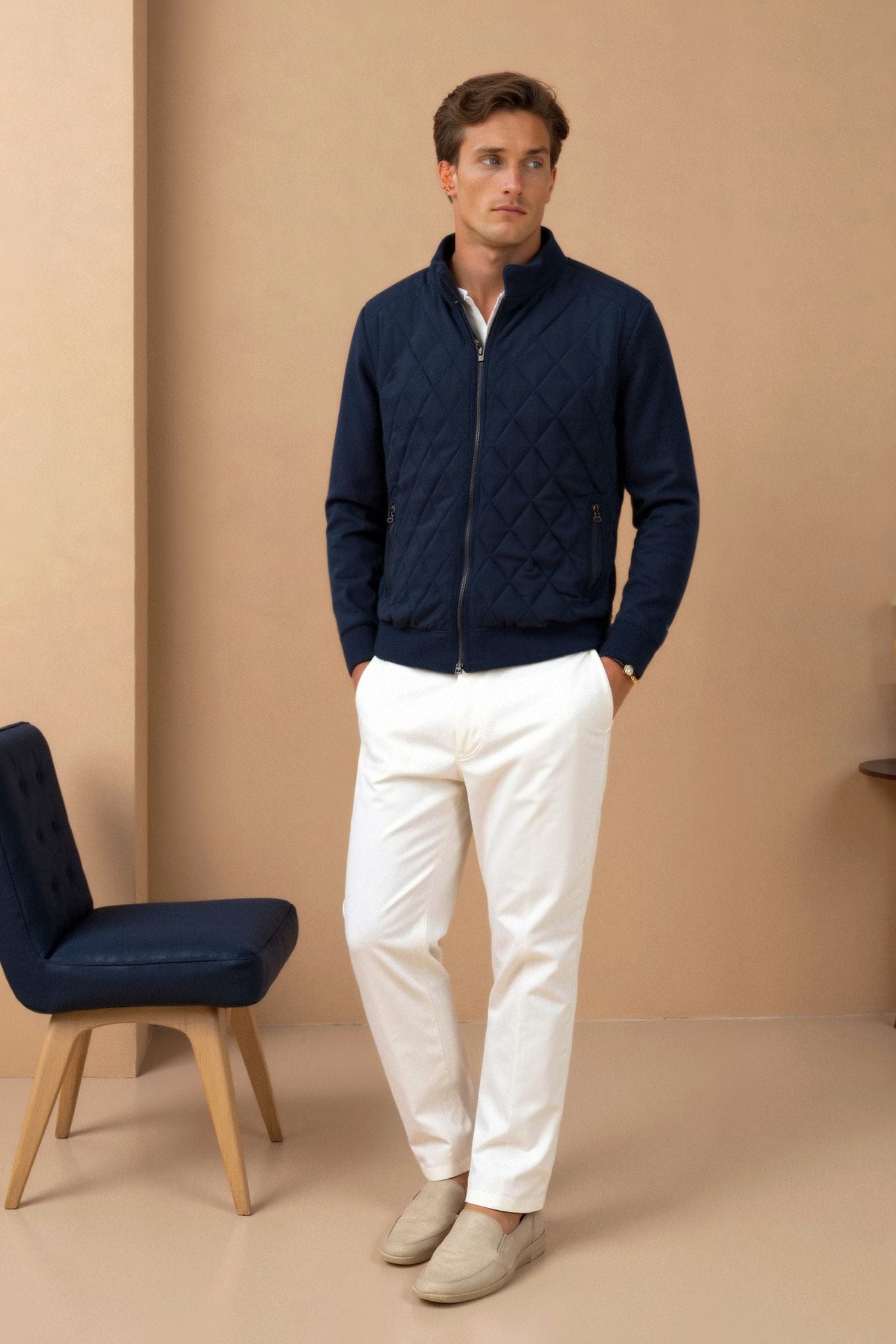 Veste Matelassée Classique Pour Homme