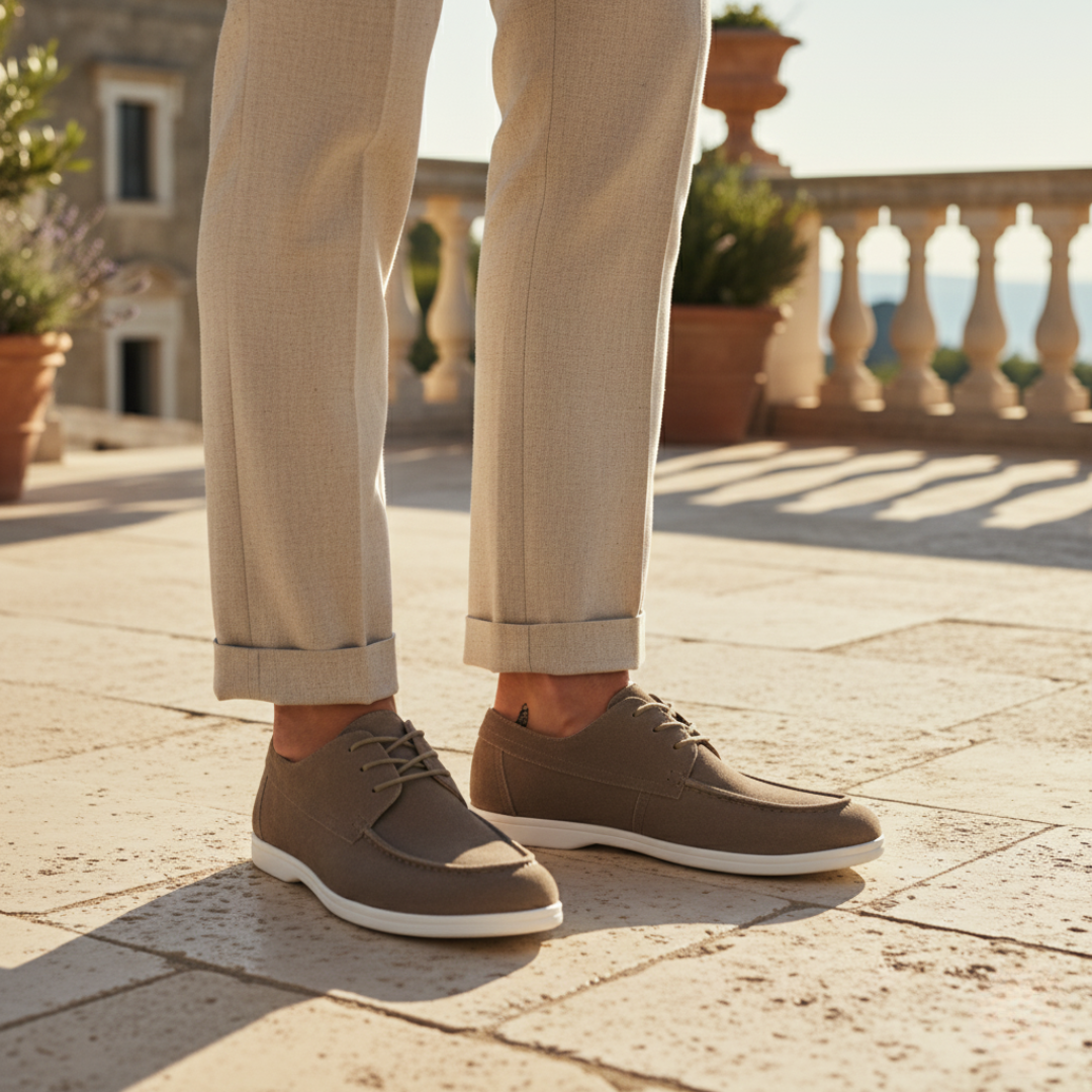 Chaussures À Lacets En Matière Synthétique Pour Homme