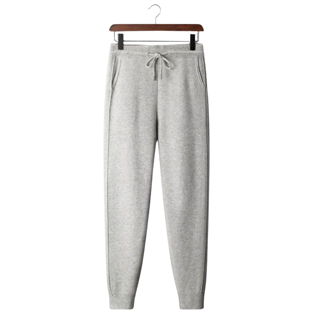 Joggers Homme en Laine Coupe Droite