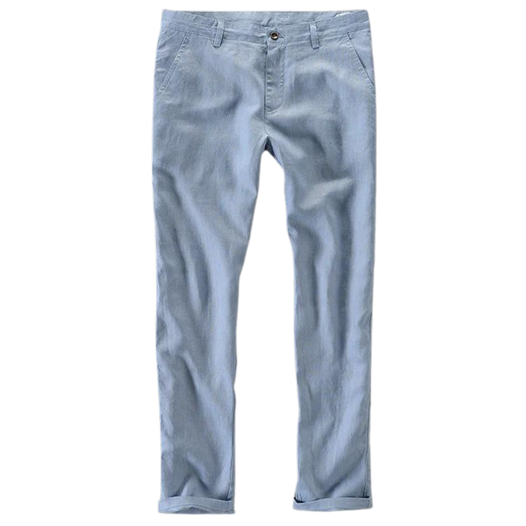 Pantalon Homme Décontracté en Lin