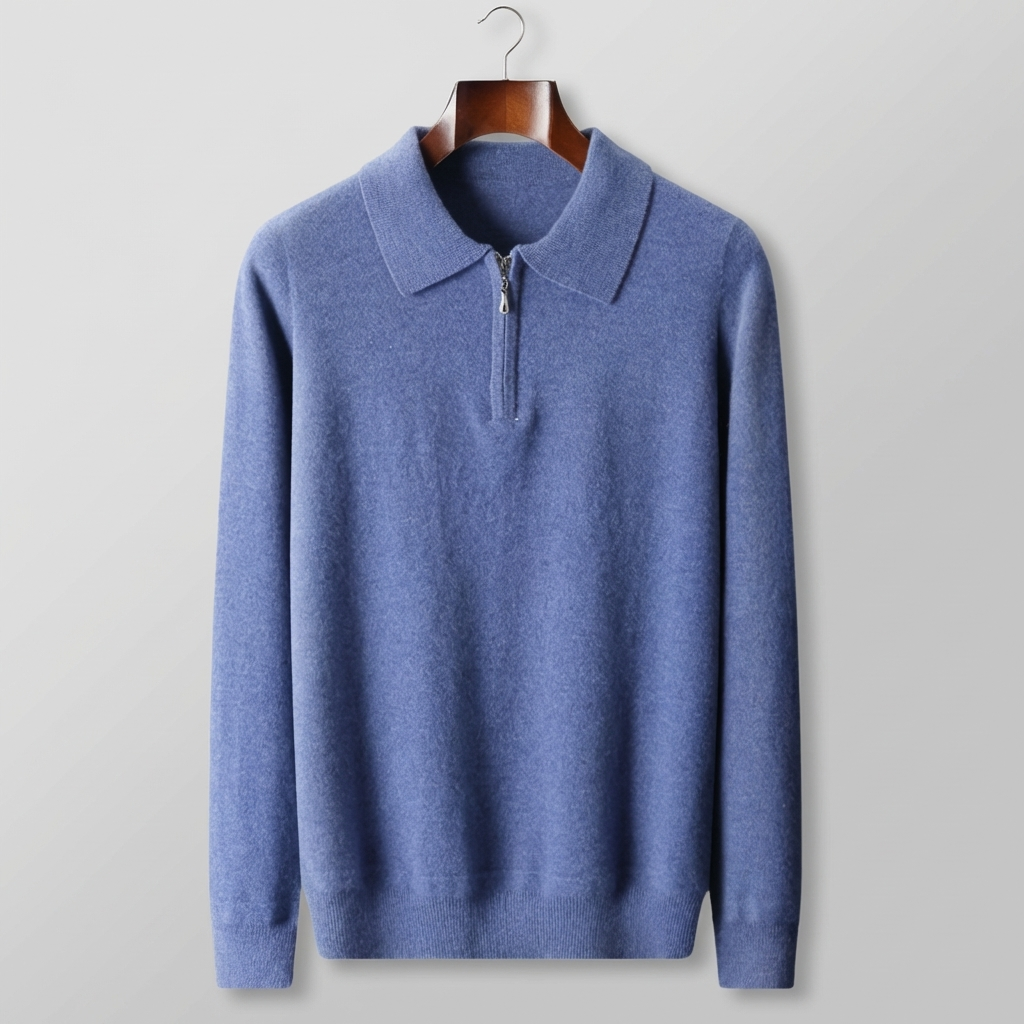 POLO HOMME | DEMI-ZIP | MANCHES LONGUES | CHAUD