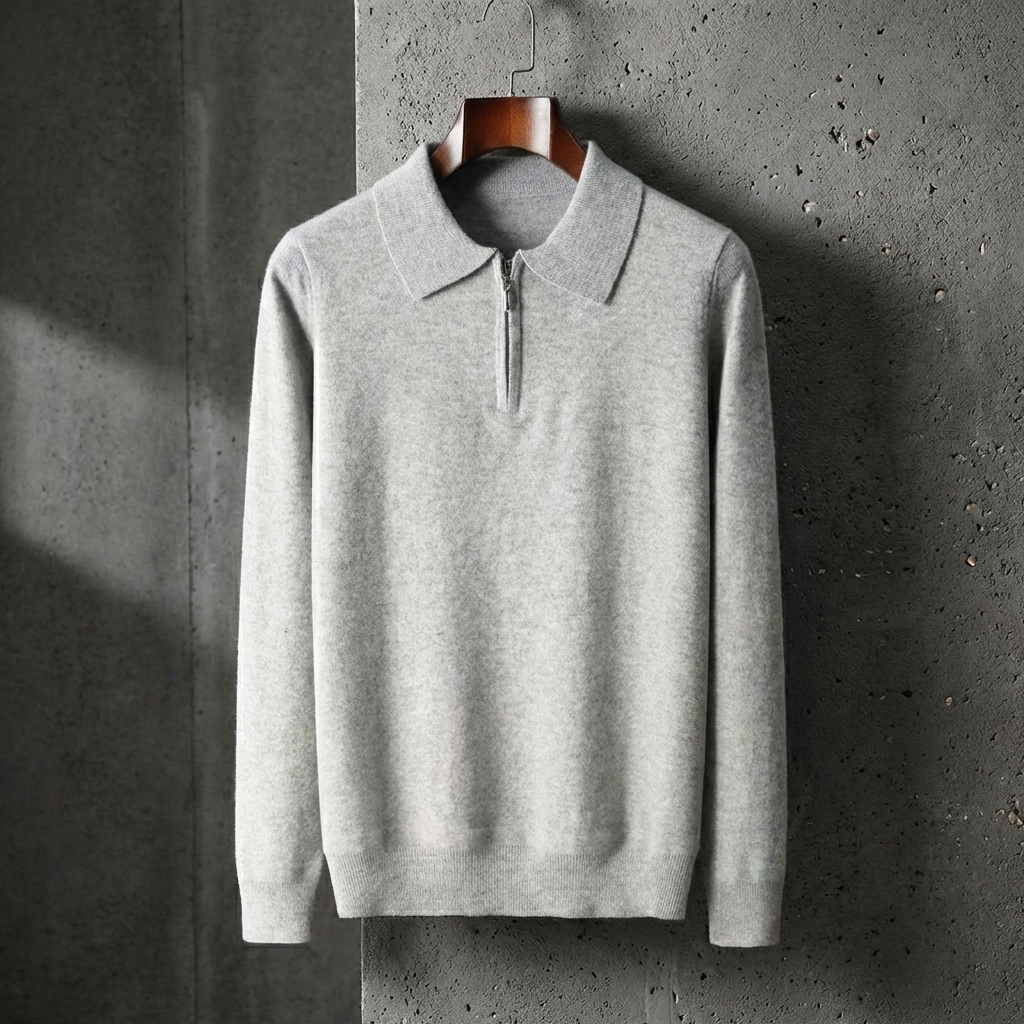 POLO HOMME | DEMI-ZIP | MANCHES LONGUES | CHAUD
