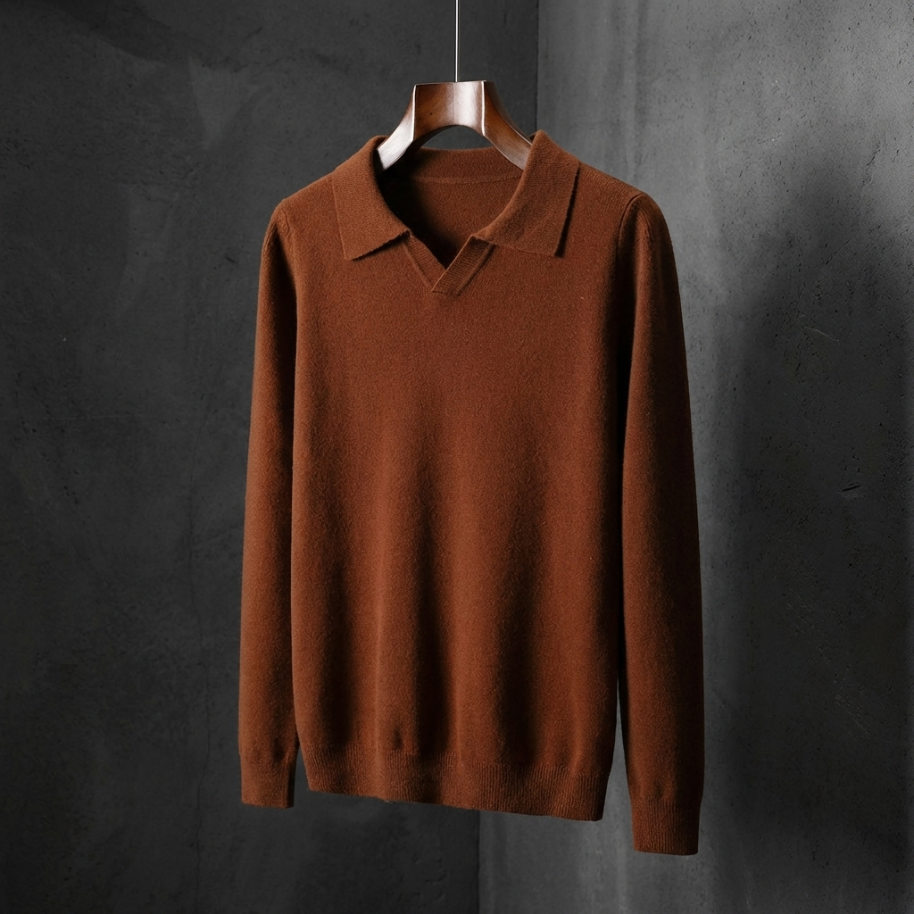 POLO HOMME | MAILLE FINE | MANCHES LONGUES | DÉCONTRACTÉ