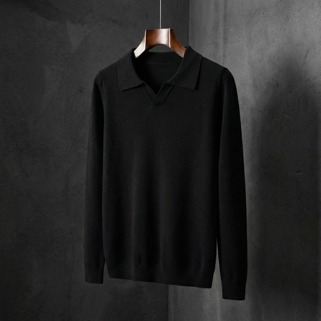 POLO HOMME | MAILLE FINE | MANCHES LONGUES | DÉCONTRACTÉ