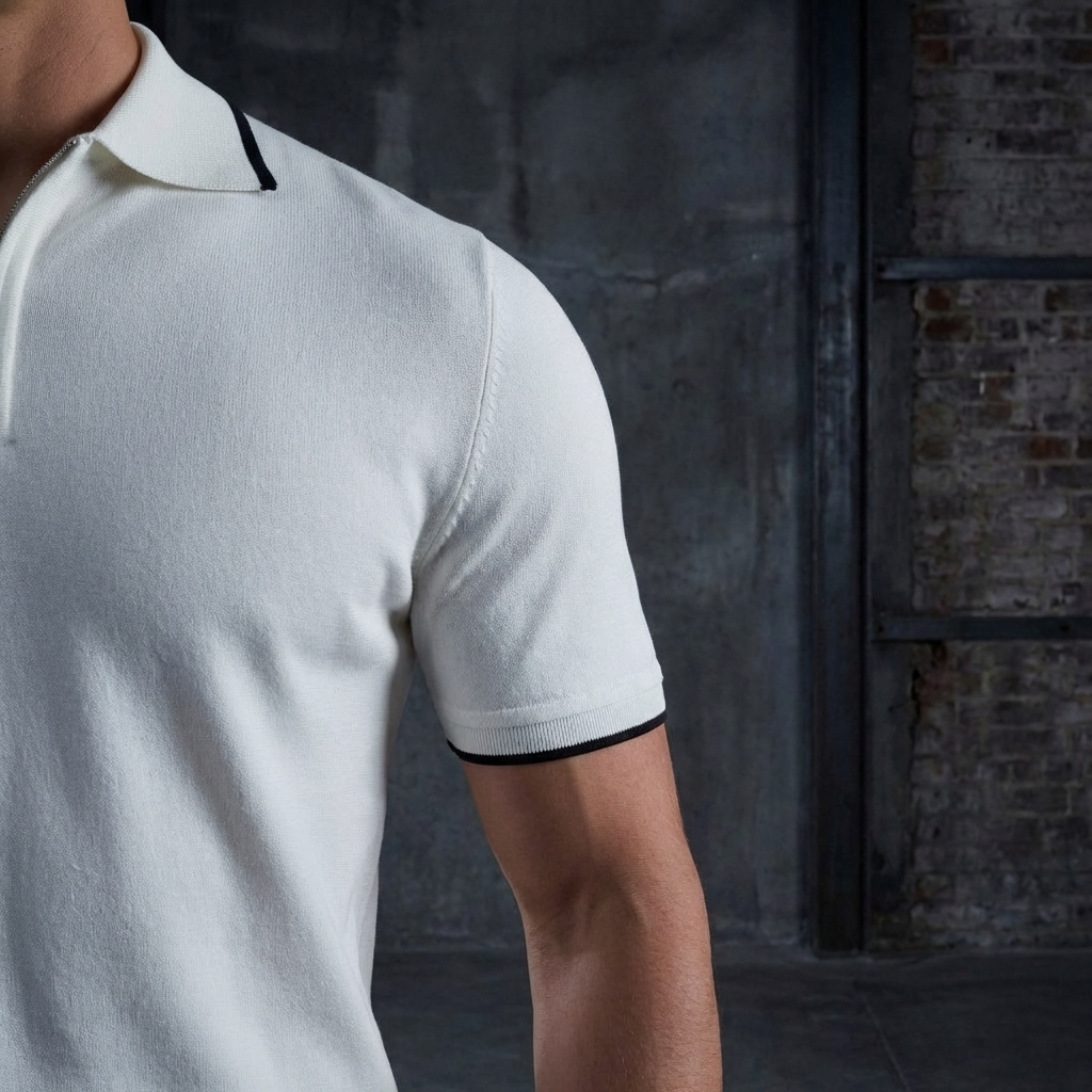 POLO HOMME | GOLF TRICOTÉ | DEMI-ZIP