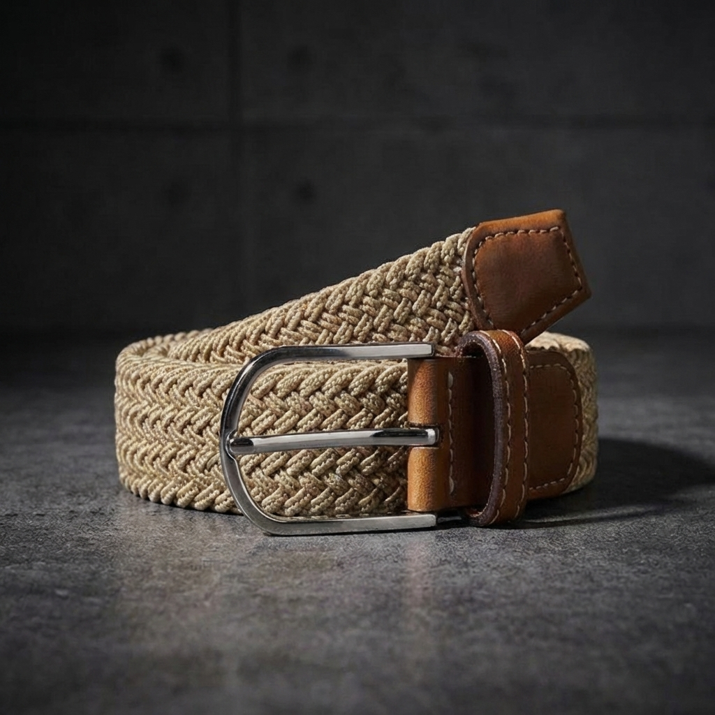 CEINTURE HOMME | TRESSÉE | MATIÈRE ÉLASTIQUE