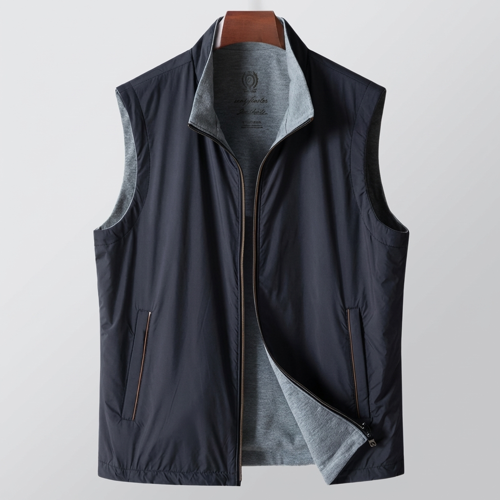 GILET HOMME | MATELASSÉ | SANS MANCHES | COUPE AJUSTÉE