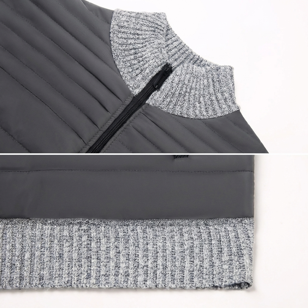 VESTE HOMME | HYBRIDE | FERMETURE ÉCLAIR