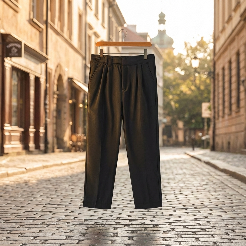 PANTALON HOMME | PINCES | COUPE TAILLÉE | PARIS