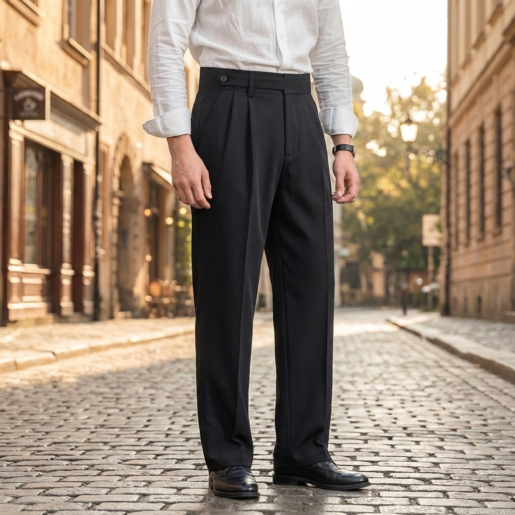PANTALON HOMME | PINCES | COUPE TAILLÉE | PARIS