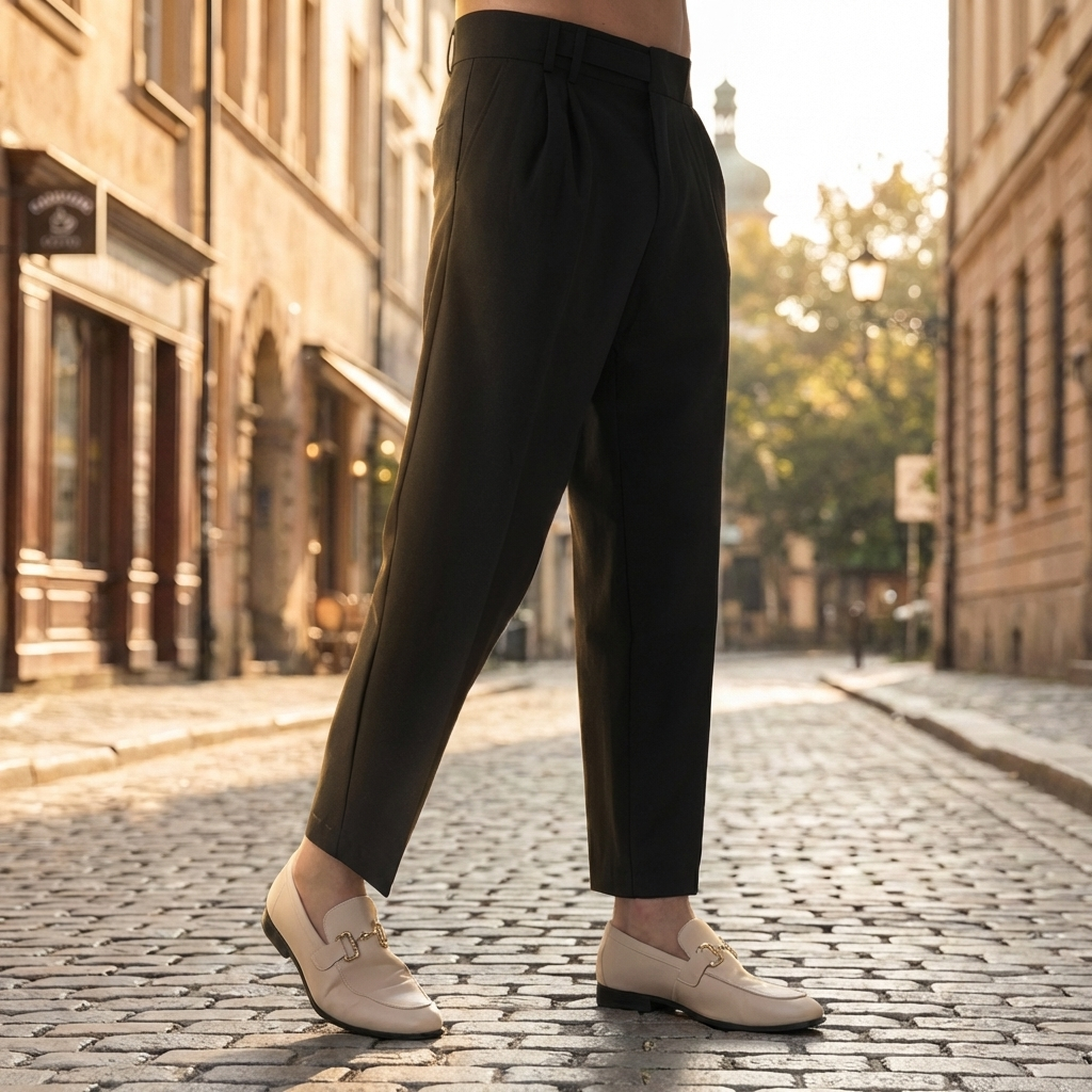 PANTALON HOMME | PINCES | COUPE TAILLÉE | PARIS