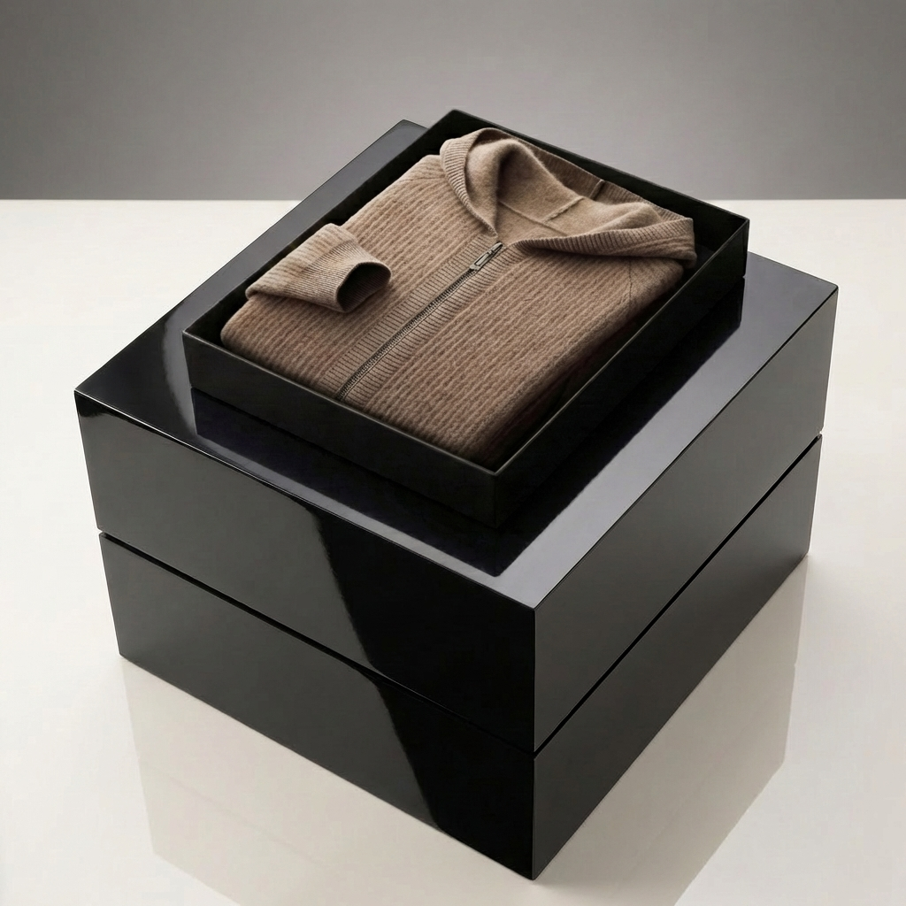 HOODIE HOMME | ZIPPÉ | MAILLE CÔTELÉE