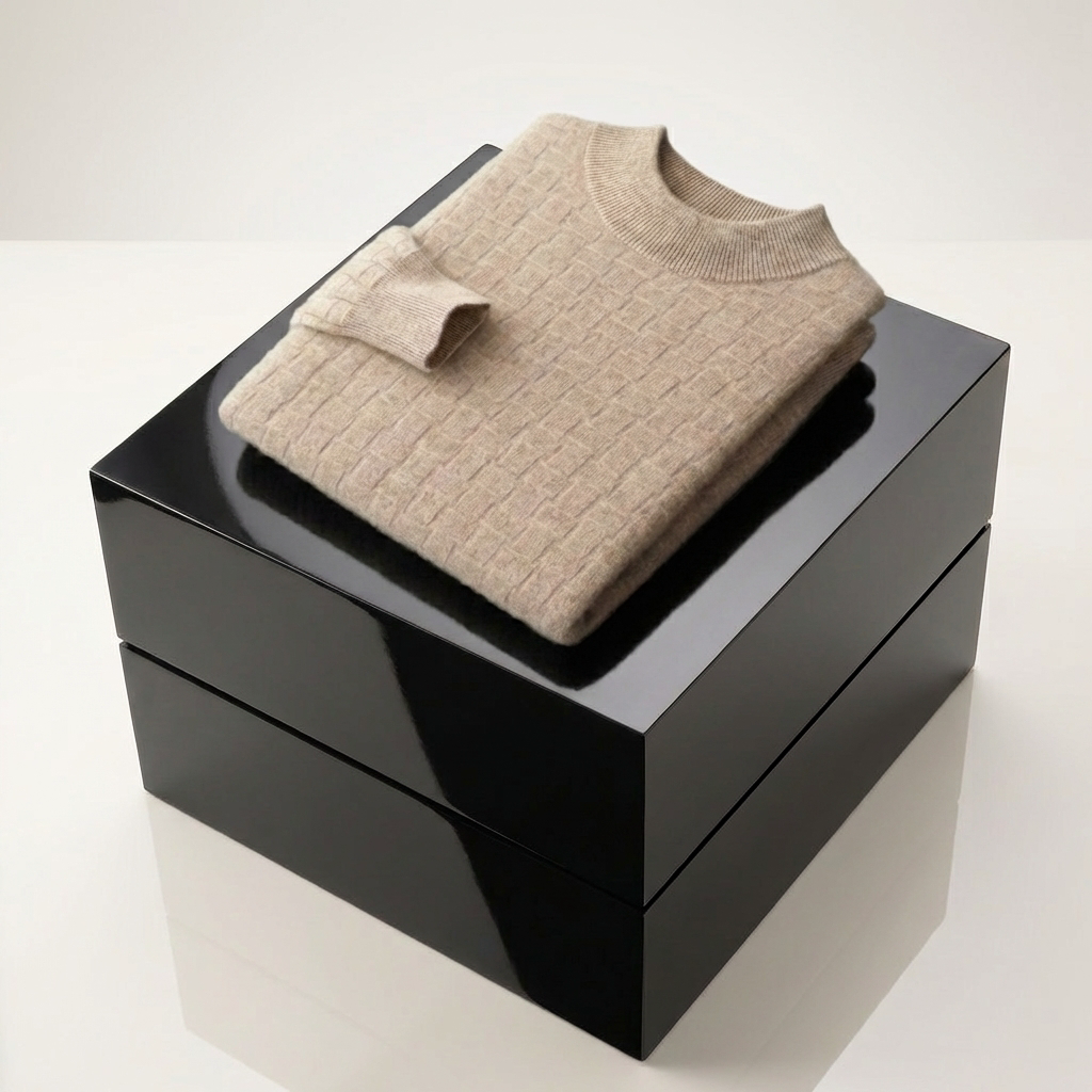 PULL HOMME | TEXTURÉ | COL MONTANT