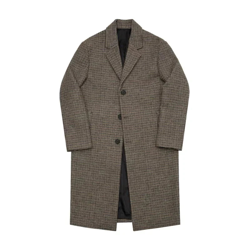 Manteau Homme Style Sherlock | Boutons Contrastés